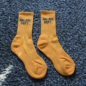 Orange Gallery Dept Socks